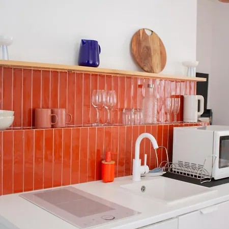 Appartamento Orange Pastel - Parking Gratuit - T2 Cosy Proche Gare, Gem, Palais De Justice *